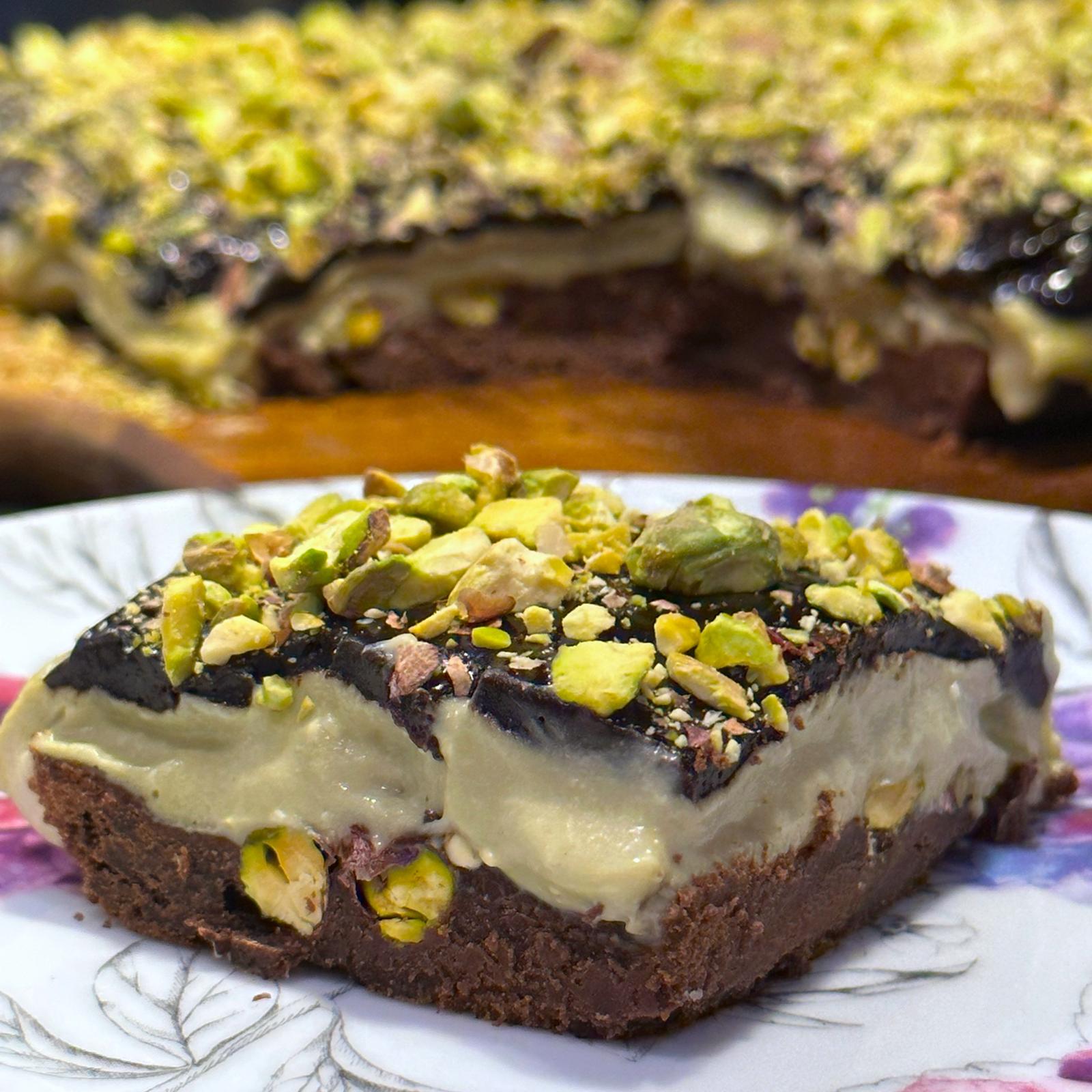 Pistachio Brownie 1